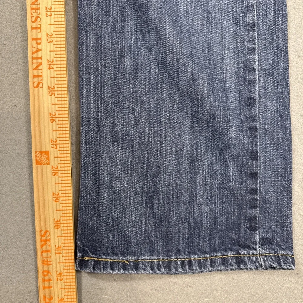 Levi's 514 Men Jeans 36X34 Measures 36/31.5 Blue Denim Straight Fit Logo